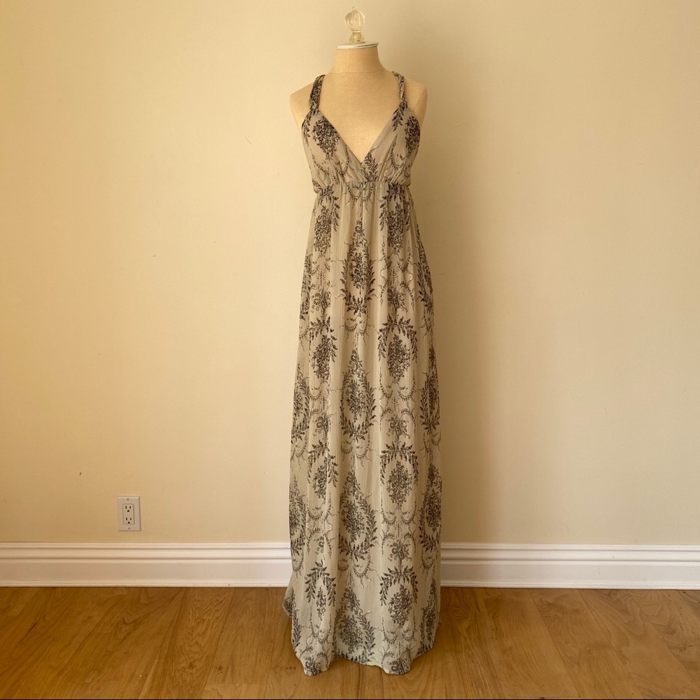 ZARA Printed Maxi Dress